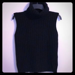 MaxMara Black Sleeveless Wool/Cashmere Sweater